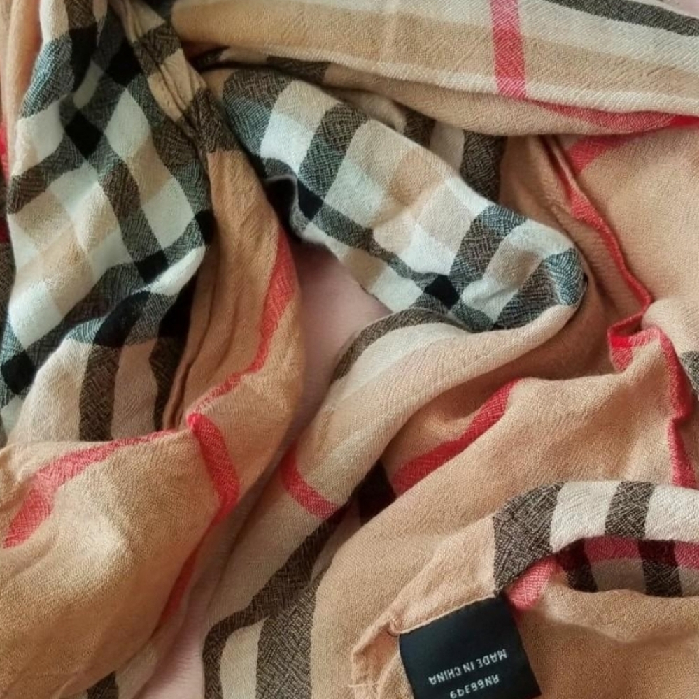 ❗Plaid Sheer Scarf❗